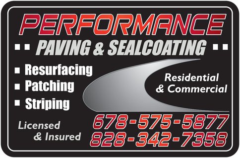 Performance Paving & Sealcoating Vehicle Magnet Design