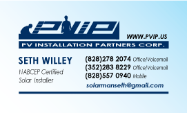 PV Installation Partners Corp. Business Card
