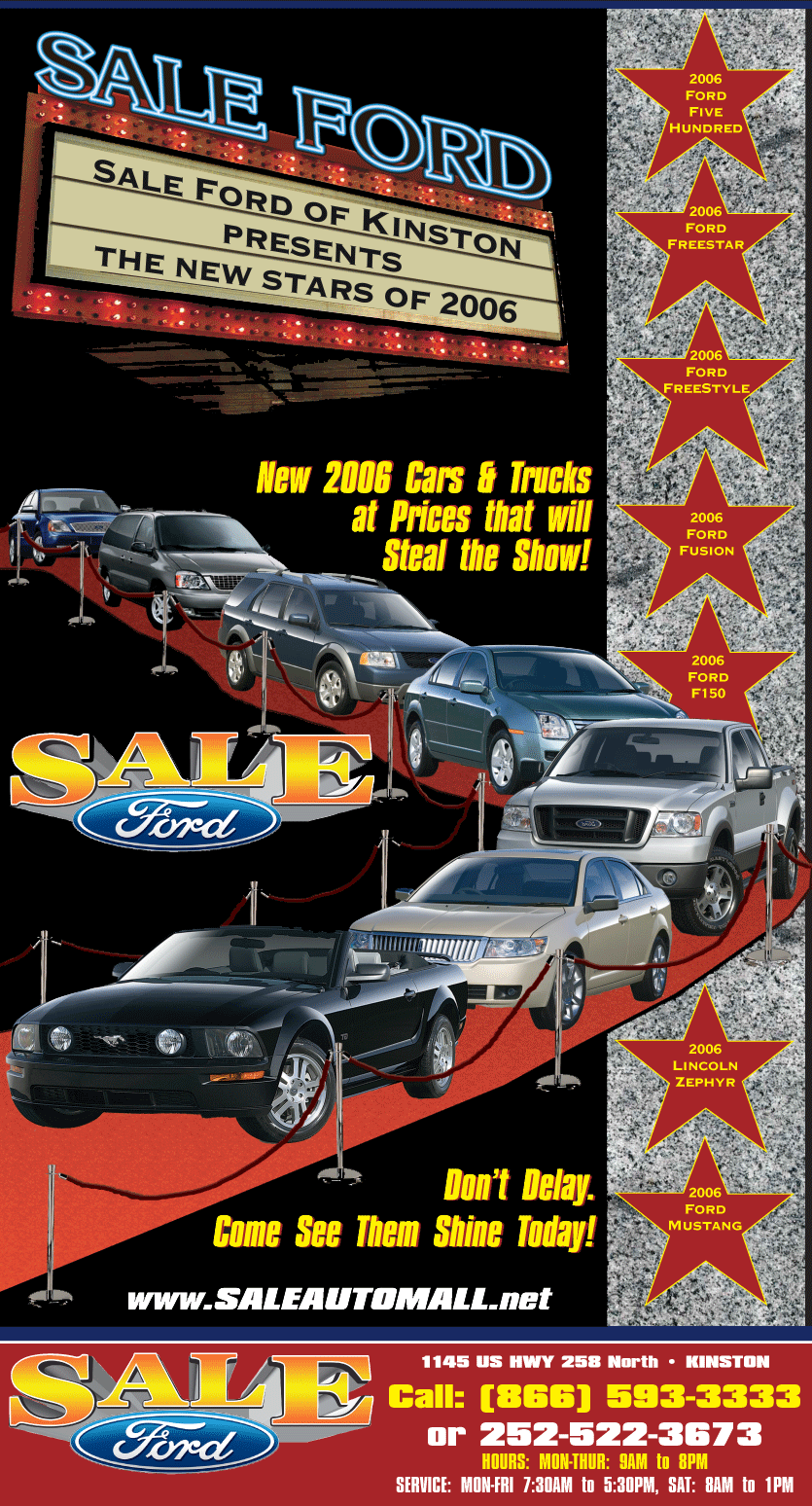 Sale Ford Full Page Full Color Advertisement