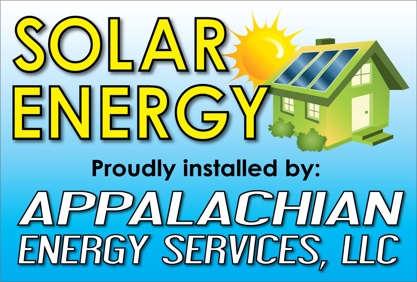 Appalachian Energy Services Solar Energy Yard Sign